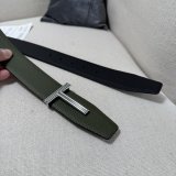 TOM FORD Leather Reversible T Belt 38mm
