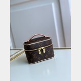 AAAA Louis Vuittons Replica Nice Nano Monogram M44936 Brown