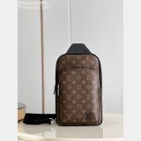Replica Handbag Store Fake Louis Vuitton Avenue M46327 Slingbag Monogram Macassar Canvas