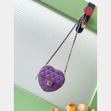 Quality Micro AP2784 Heart Clutch With Chain Bag