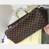 AAA+ Louis Vuitton Replica Handbag Store Neverfull GM Damier Ebene N41357 Brown