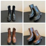 Top Quality Prada Leather Booties