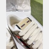 Gucci Dirty Embroidery Cowhide Shoes Replica Shop