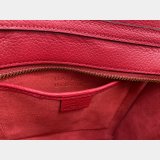 Celine Replica Red Luggage Nano Shopper 168243 Women's Leather