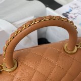 Replica Handbag Store Matelasse Top Handle A92990 Designer Bag Caviar 23cm