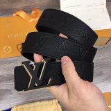Dolabuy 2023 Louis Vuitton High Quality Replica Belts Black