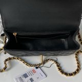 Top Mini Flap Quality AS5813 Black Bag