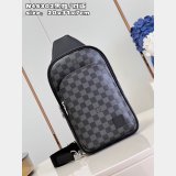 Louis Vuittons Replica Handbag Store N45302 Avenue Slingbag Damier Graphite Bag