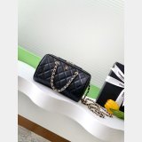 Replica Handbag Store AP4474 Black Replica Classic Clutch With Chain Bags