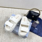 Prada Padded Nappa Leather Sandals