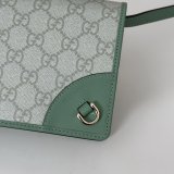 Gucci Designer GG Emblem Zip Around Wallet 819122