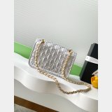 Inspired Metallized AS4797 & AS4795 Mini Flap Bag