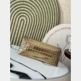 CC A2217 crocodile pattern evening bag