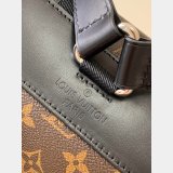 Louis Vuitton M43735 Christopher PM Monogram Macassar Canvas in Brown