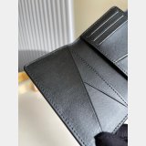 Louis Vuitton Pocket Organizer H26 M69979 Black Small Leather