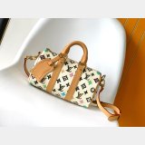 7 Star LOUIS VUITTON M24849 Keepall 25  Monogram Eclipse Reverse BAG