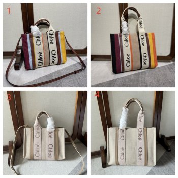 Replica Handbag Store Chloe Woody Tote Women Bag