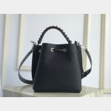 High Quality M55800 Louis Vuitton Muria Mahina Leather Black Bag