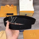 Dolabuy 2023 Louis Vuitton High Quality Replica Belts Black
