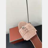 Loro Piana Summer Charms Sandal Suede Goatskin