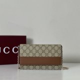 Gucci 838151/826720 Replica GG Emblem Wallet On Chain Bag