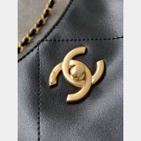 Replica 1:1 Mirror AS5466 & AS5463 Hobo Black Handbag