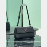 Luxury Prada 1BN022 Flap Grain Leather Shoulder Bag