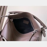 Small Loewe Puzzle Biker Bag In Shiny Calfskin