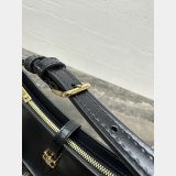 Celine Tina Shoulder Shiny Black Calfskin 123053 Bag