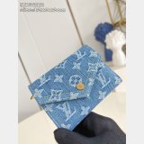 Louis Vuitton M13212 Victorine Wallet Monogram Denim Women Bag