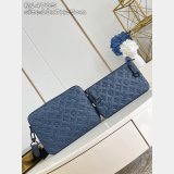 Louis Vuitton Trio Messenger G65 AAA+ M14785 Copy Navy Blue Bags