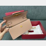 TOP Valentino Garavani Grained Calfskin Clutch