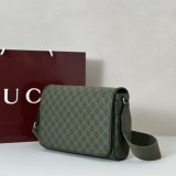 Gucci GG Green Medium Crossbody Replica Handbag Store 792124 Men Bag