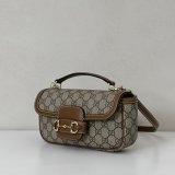 Designer Gucci Horsebit 1955 Soft Small Top Handle Shoulder 815206 Bag