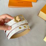 Cheap LOUIS VUITTON Monogram Women Belt 25MM