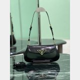 Luxury Prada 1BD345 Flap Calf Leather Shoulder Bag