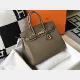 Hermes Birkin 35cm Togo leather Handbags Elephant Gray