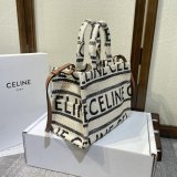 Duplicate Celine CABAS SMALL Canvas Tote Bag