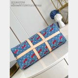 Louis Vuitton LV x TM M13875 Keepall Bandoulière 45 Monogram Denim New Bag