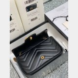 Gucci Replica Handbag Store GG Marmont Mini chain shoulder 476433 bag