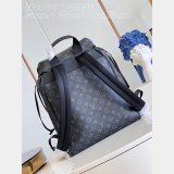 Montsouris Backpack Replica Louis Vuitton M46683 Eclipse Canvas