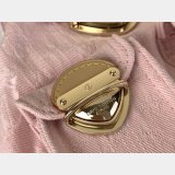 Venice Backpack Louis Vuitton Copy M13031 Luxury Monogram Denim Pink