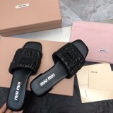 Replica Handbag Store Top Quality Miu Miu Copy Flat Sandals and Slippers Shoes