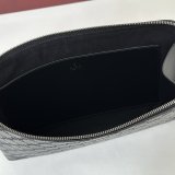 Gucci AAA+ 1:1 850223 Black GG Emblem Pouch Bag