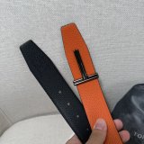 TOM FORD Leather Reversible T Belt 38mm