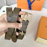Louis Vuitton Flowergram 2.5cm Monogram Reversible Belt