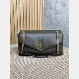 Replica 777399 Saint Laurent Grained Lambskin Calypso Shoulder Bag