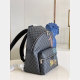 Louis Vuitton Designer M45275 Discovery Backpack Damier Graphite Replica Bags