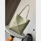 Replica Handbag Store Medium Puzzle Fold Tote In Shiny Calfskin 31CM