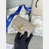 Replica Handbag Store Dior Lady Lamb Skin Wallet Inspired